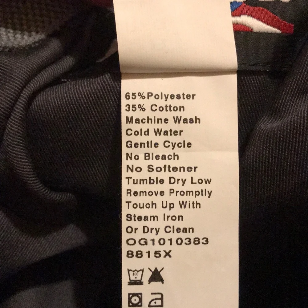 New Blauer black 8815X woven cotton tactical uniform pants 28 x 36 tall unhemmed